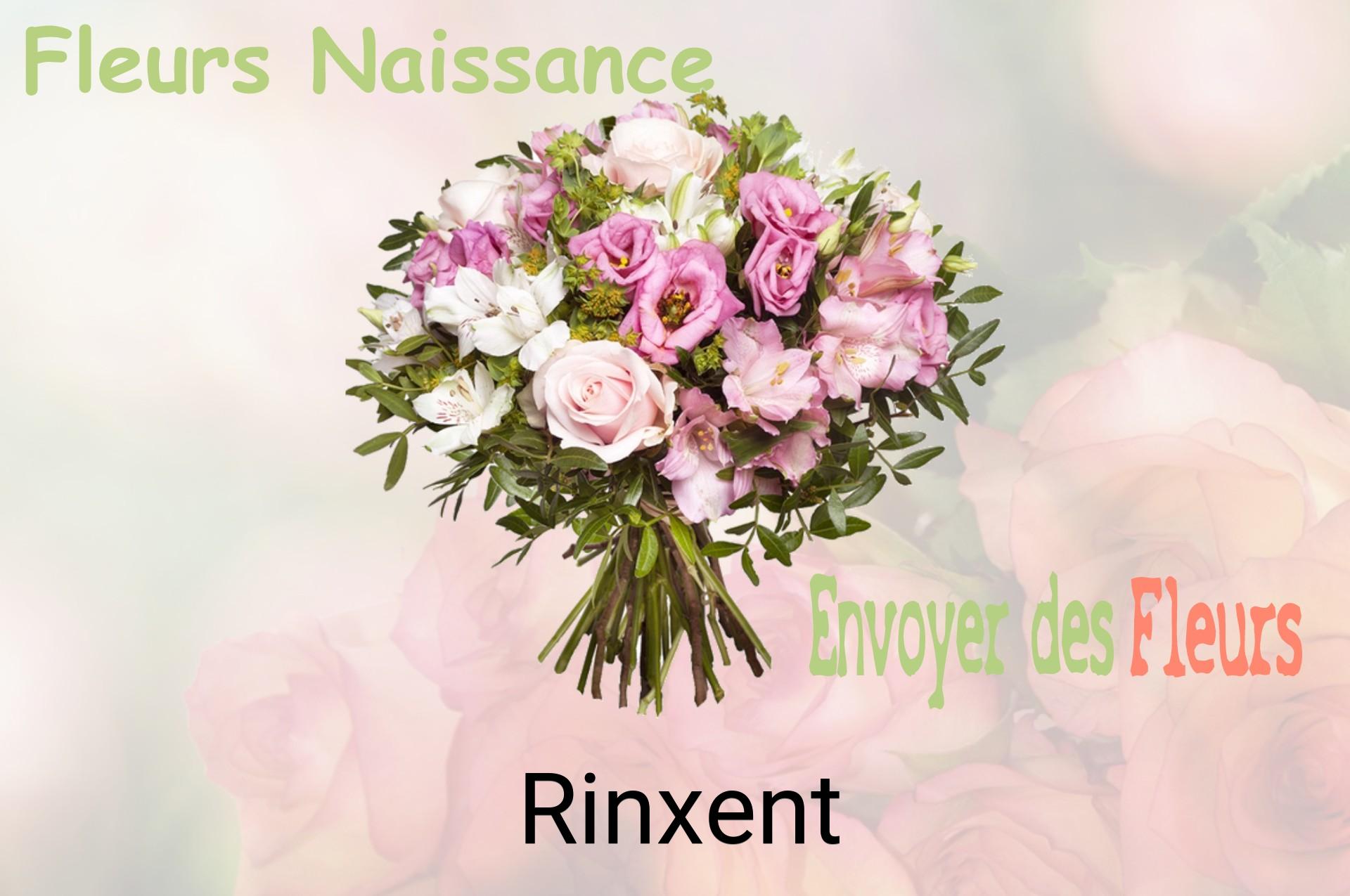 Bouquet de fleurs de naissance livré à Rinxent